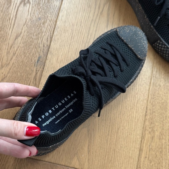 ASPORTUGUESAS Low Top Trainers Trip 2 - Black - Ladies Size 38 - NWOT - Picture 5 of 8